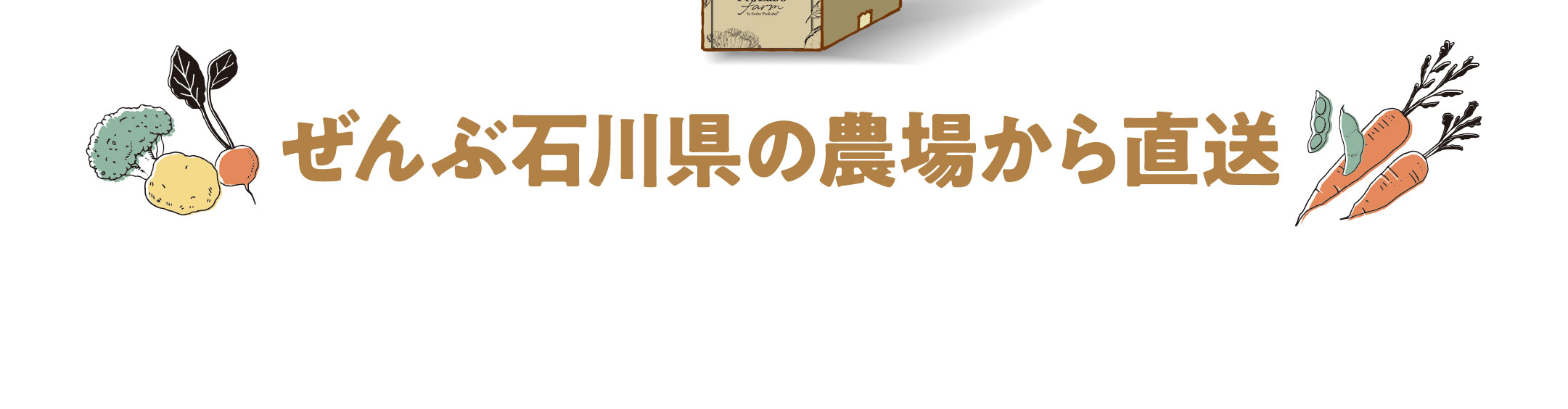 ぜんぶ石川県の農場から直送 さらに