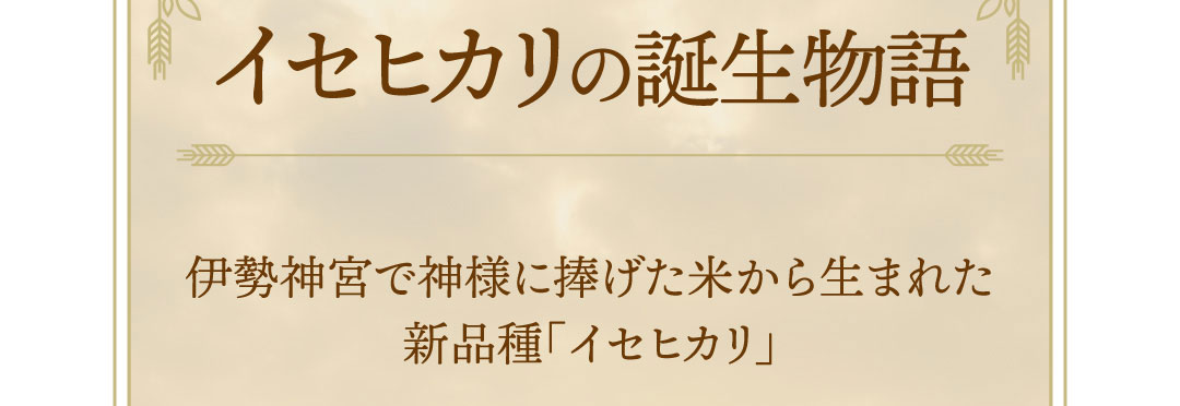 イセヒカリの誕生秘話